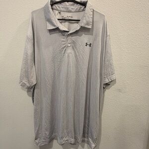 Under Armour Men's Light Gray Polo Shirt